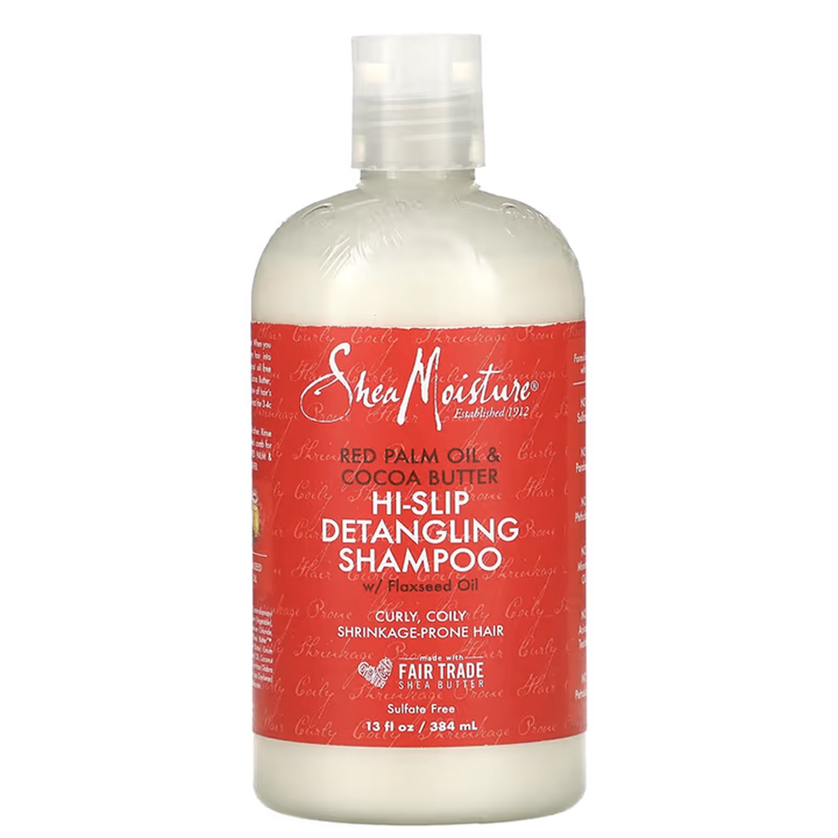 Shea Moisture Red Palm Oil & Cocoa Butter Hi-Slip Detangling Shampoo 13 oz / 384 ml - Anti-Shrinkage & Tangle-Free