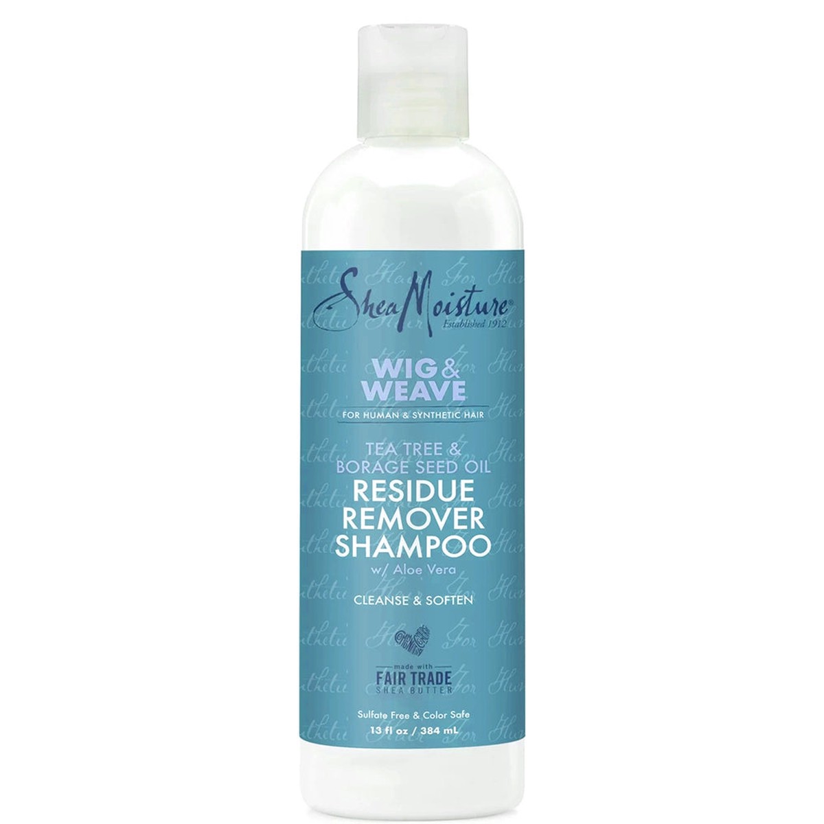 Shea Moisture Wig & Weave Residue Remover Shampoo 13 oz / 384 ml - For Wigs, Weaves & Natural Hair