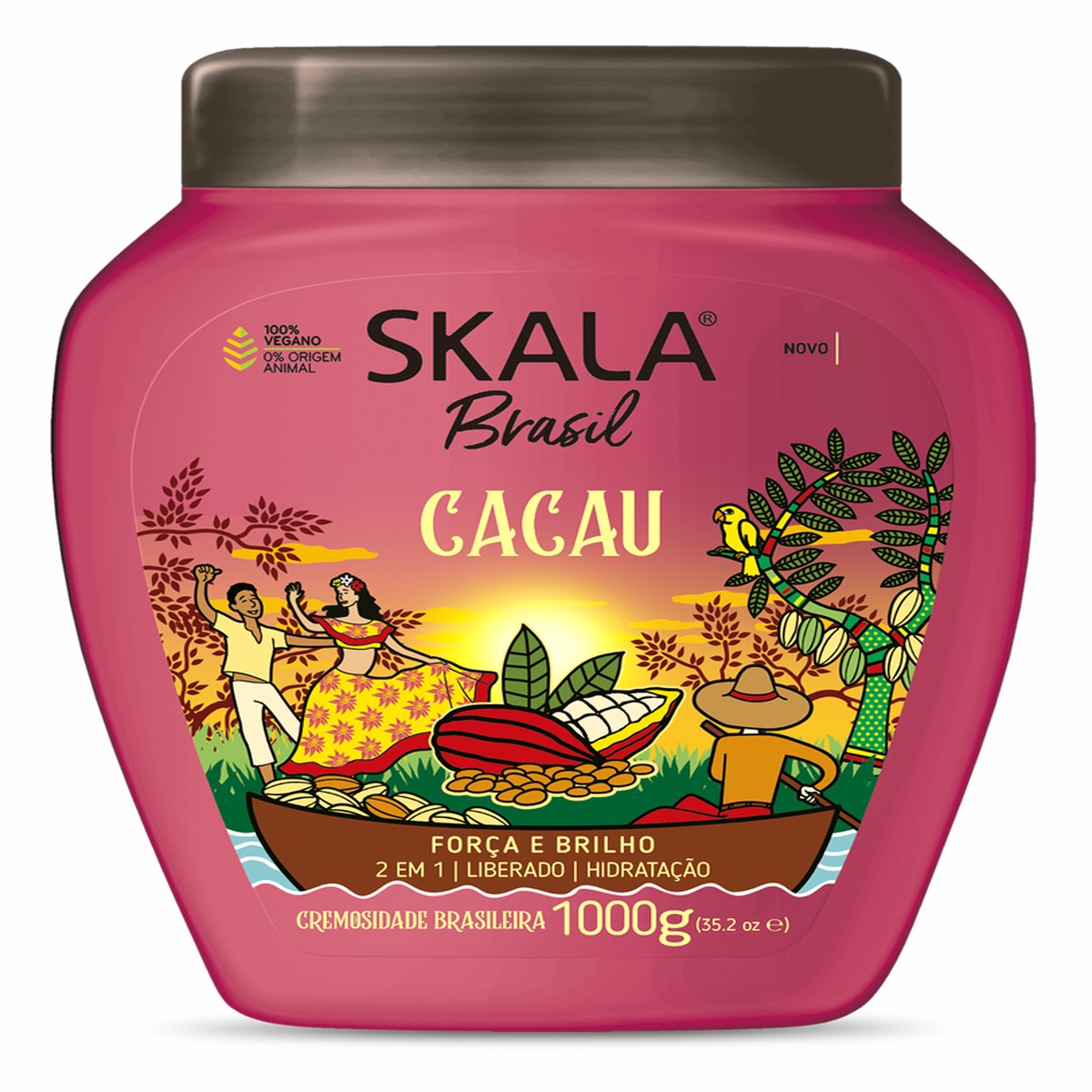 Skala Brasil Cacau Hair Treatment Cream Strength & Shine 1000g