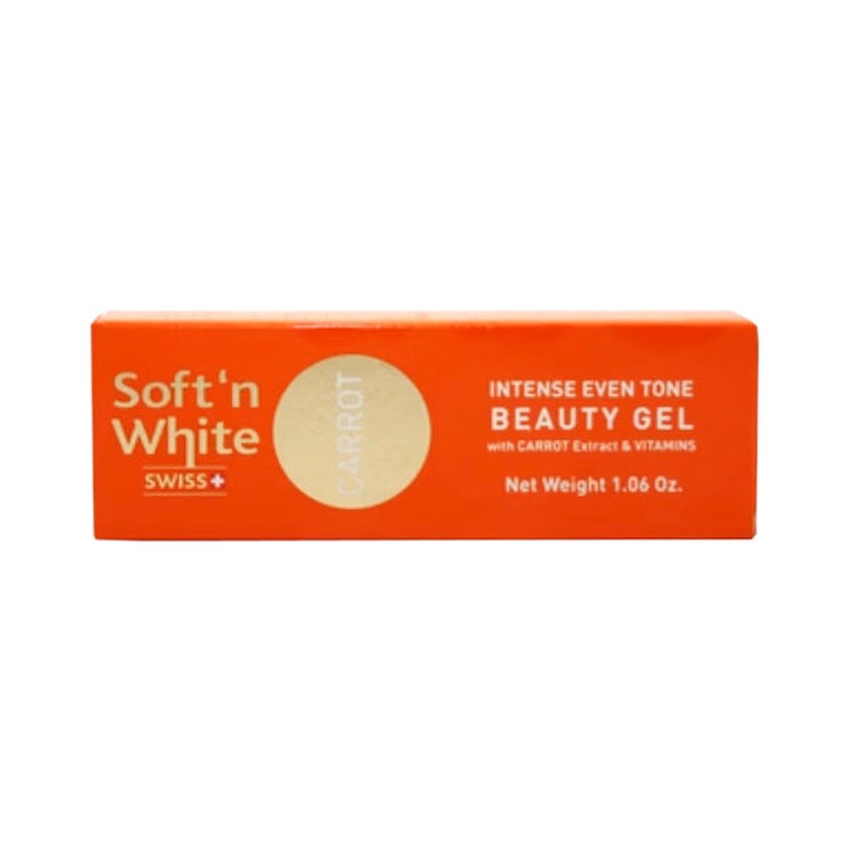Soft'n White Swiss+ Carrot Intense Even Tone Beauty Gel for Brighter Skin & Dark Spots 30g