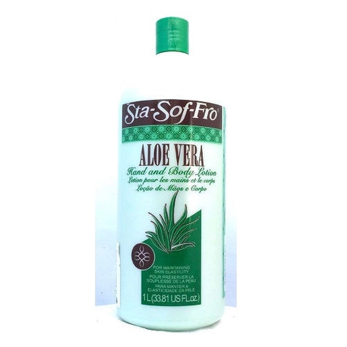 Sta-Sof-Fro Aloe Vera Hand & Body Lotion Deeply Hydrating & Soothing for All Skin Types 1 Litre / 33.81 oz