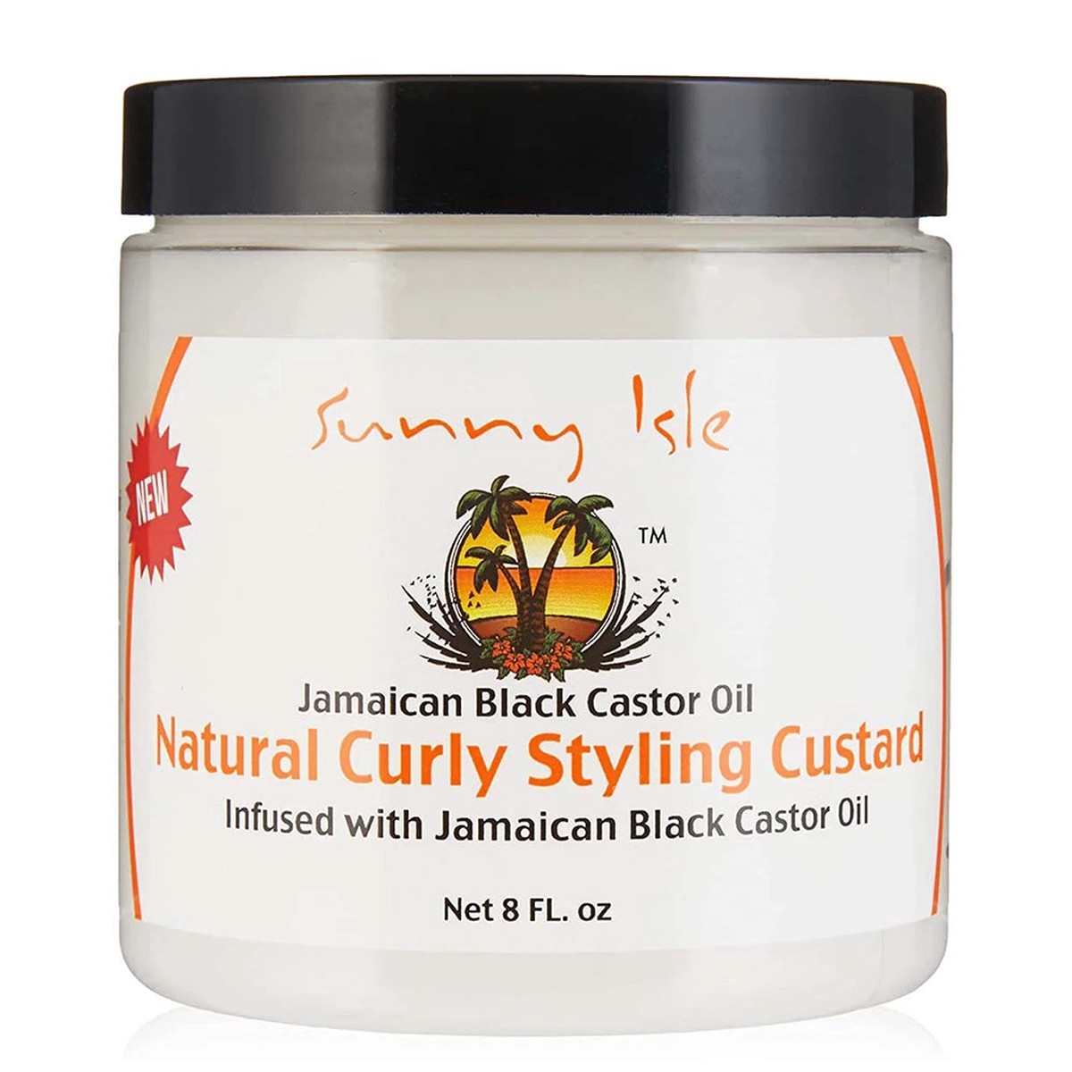 Sunny Isle Jamaican Black Castor Oil Curly Styling Custard 8 oz