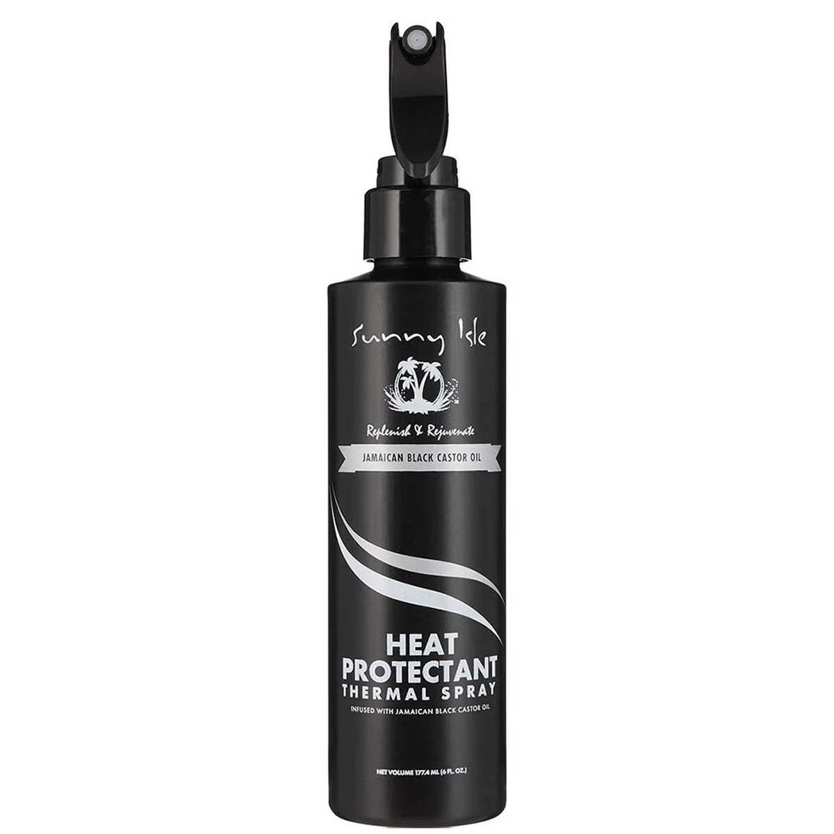 Sunny Isle Jamaican Black Castor Oil Heat Protectant Thermal Spray 6 oz