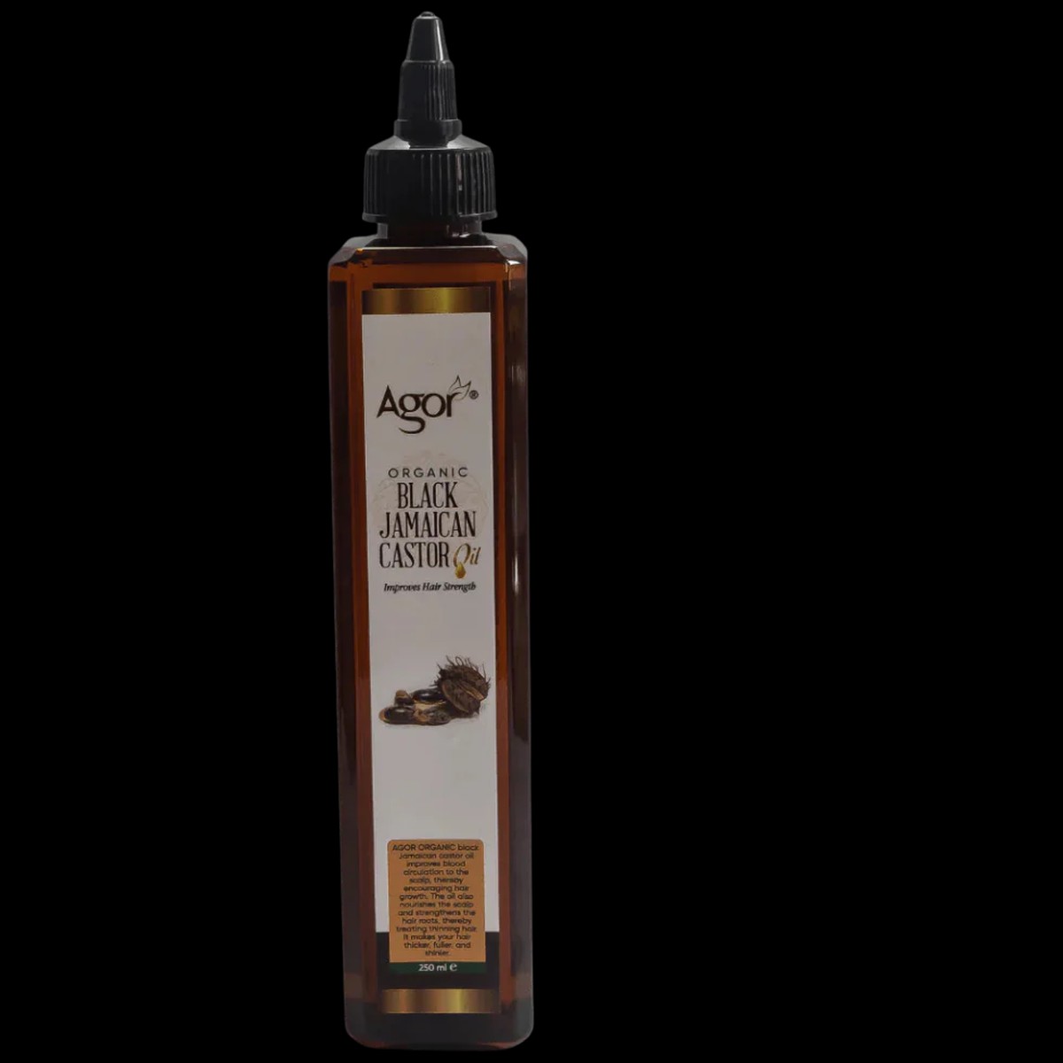 Agor Organic Black Jamaican Castor Oil 200ml