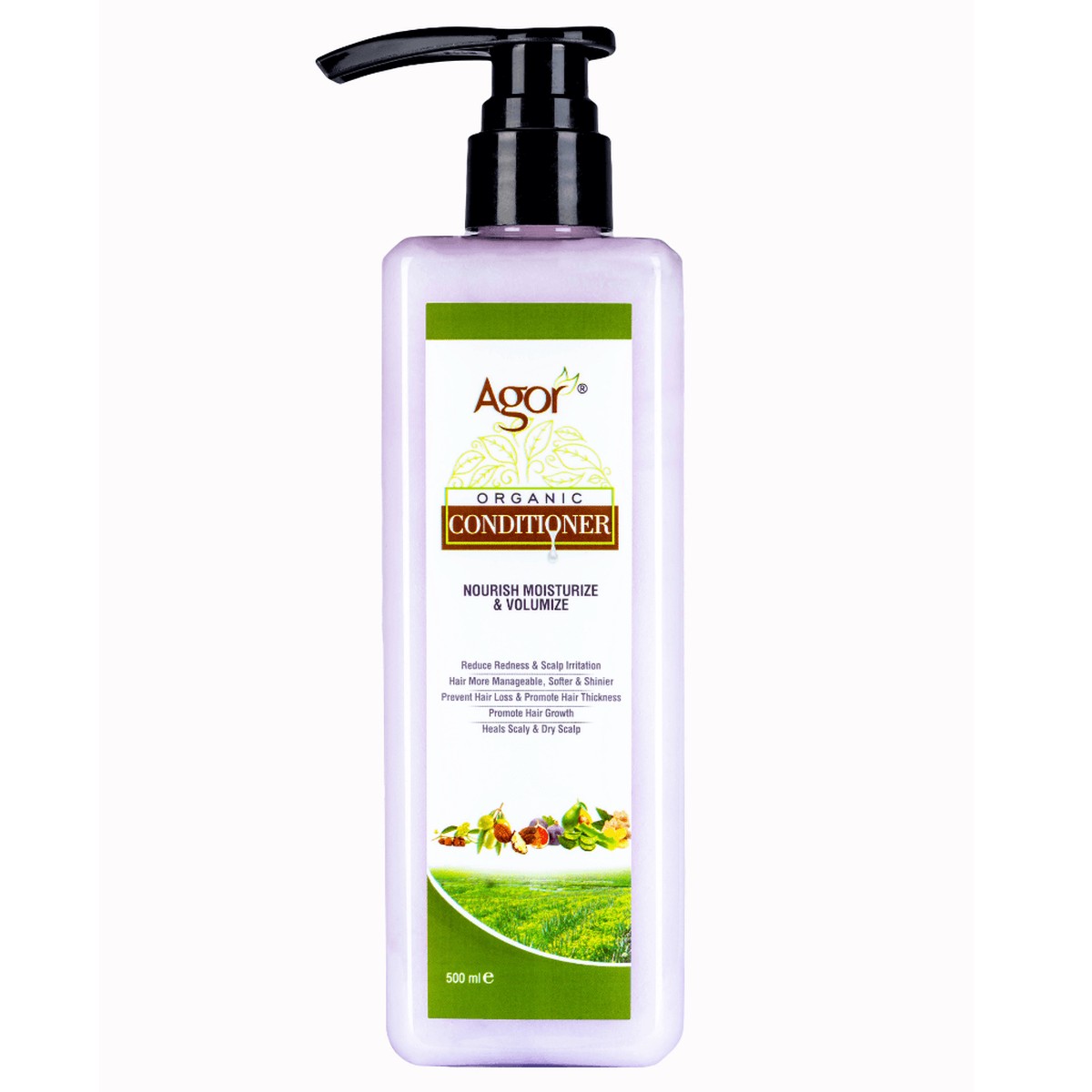 Agor Organic Hair Conditioner Moisture & Detangling 500 ml/16.9 oz