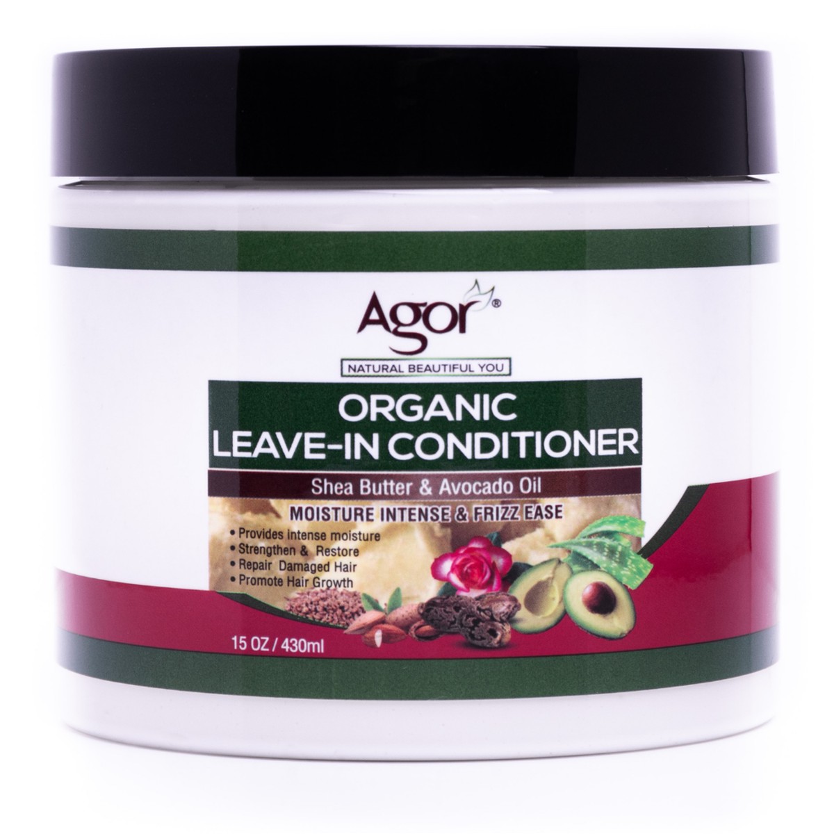 Agor Organic Leave-In Conditioner Intense Moisture 430 g/15 oz