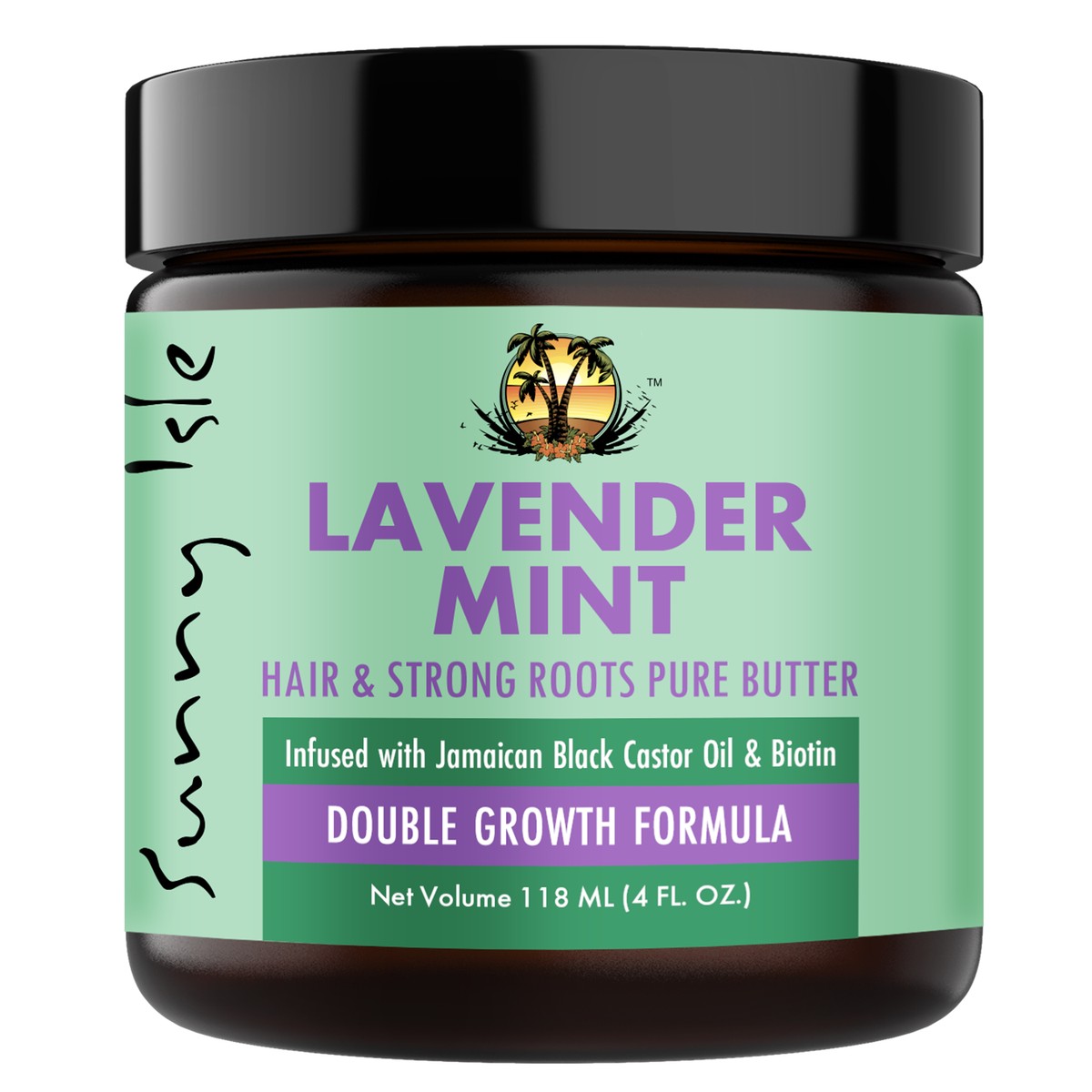 Sunny Isle Lavender Mint Hair & Strong Roots Pure Butter Infused with biotin and Jamaican black castor oil 118 ml/4.0 oz