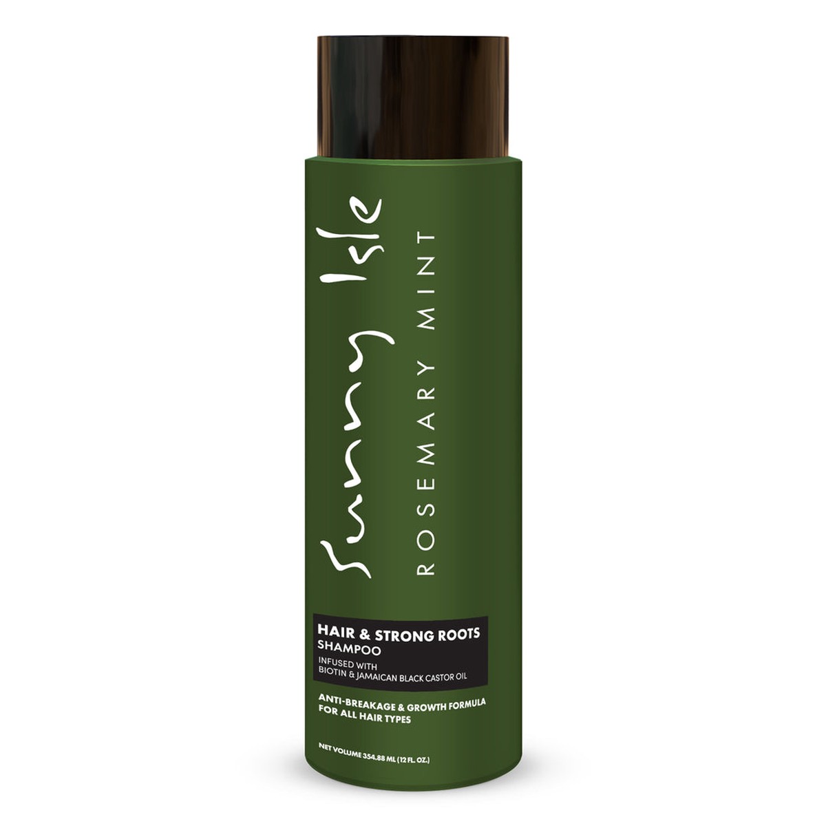 Sunny Isle Rosemary Mint Hair & Strong Roots Shampoo Adds volume and strength 354.88 ml/12.0 oz