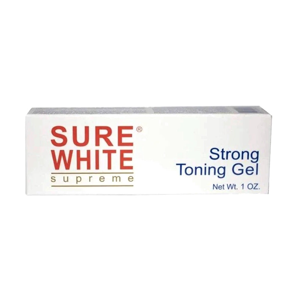 Sure White Strong Toning Gel for Enhanced Hair Strength, Definition & Vibrancy 1 oz