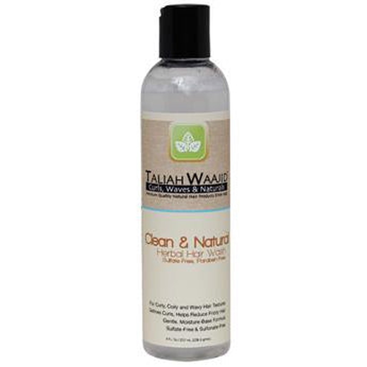 Taliah Waajid Clean & Natural Herbal Hair Wash Purifying & Refreshing for Natural Hair 237ml/8.01 oz