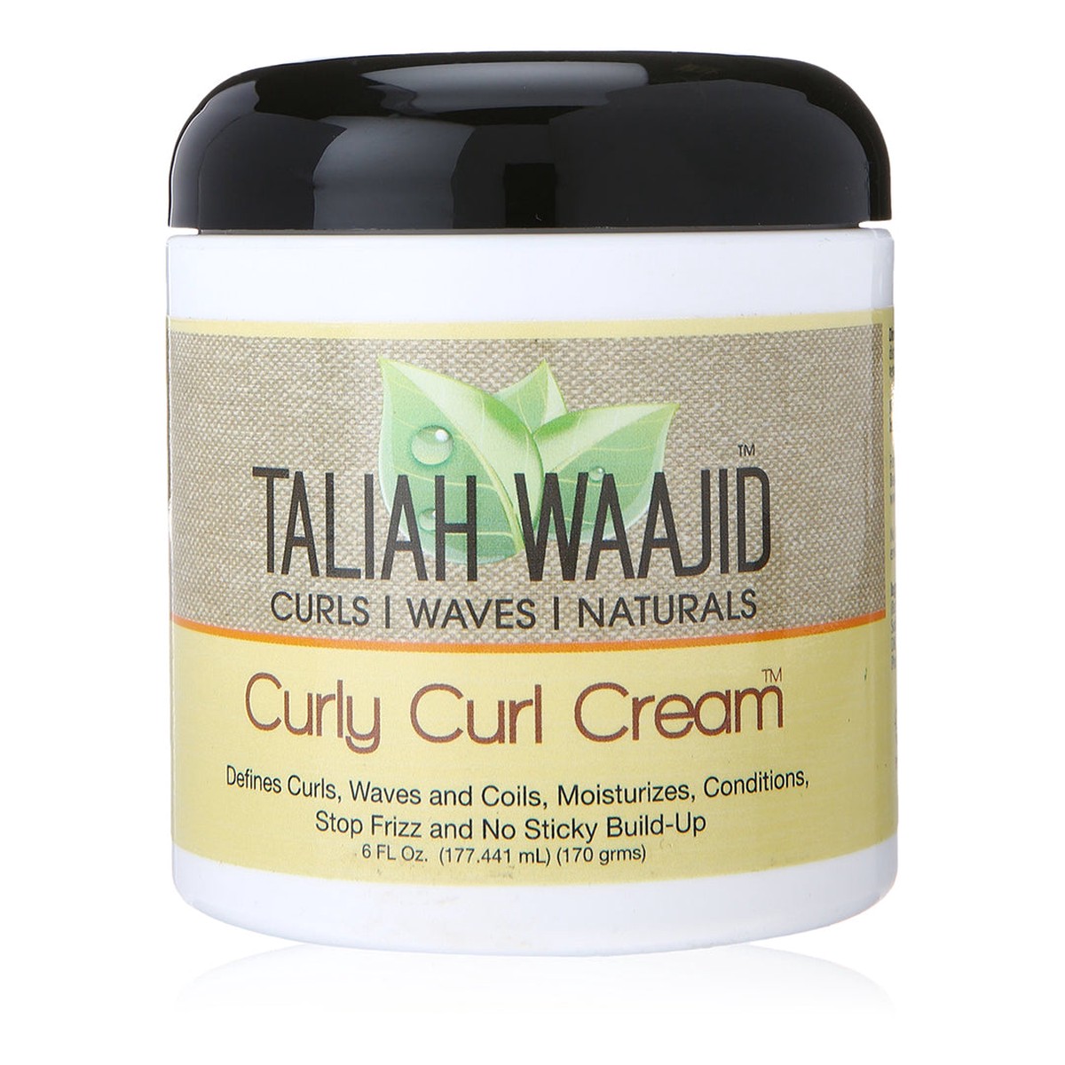 Taliah Waajid Curly Curl Cream: Defined, Hydrated Curls & Frizz Control for Natural Curly & Coily Hair