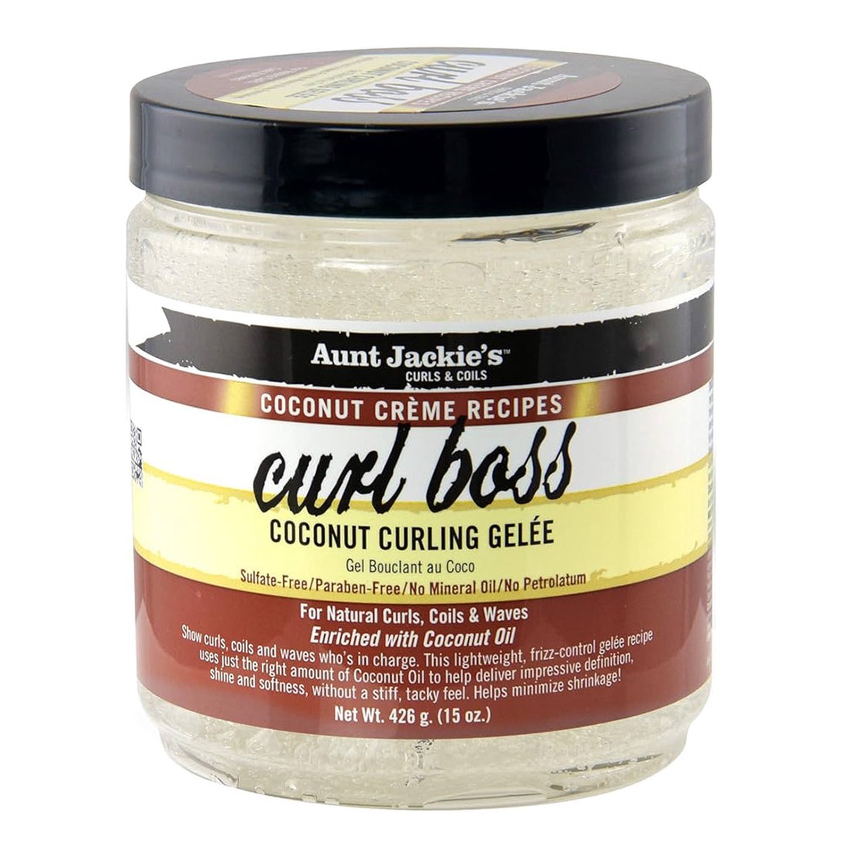 Aunt Jackie's Curl Boss Coconut Curling Gele 15oz