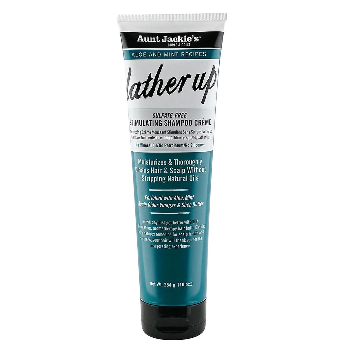 Aunt Jackie's Lather Up Sulfate-Free Stimulating Shampoo Crme 10oz