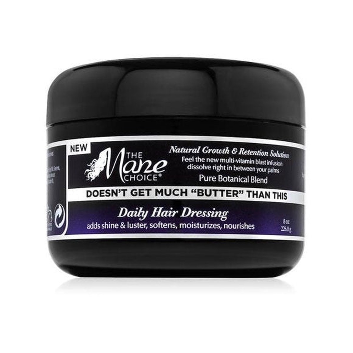 The Mane Choice Doesn't Get Much Butter Than This Daily Hair Dressing - Deeply Hydrating & Strengthening for Curly & Coily Hair 236.8g/8.35 oz