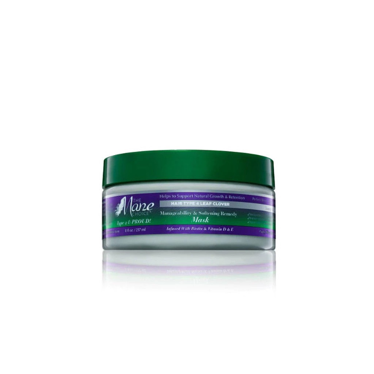 The Mane Choice Hair Type 4 Leaf Clover Manageability & Softening Remedy Mask for Coily & Kinky Hair 237ml/8.01 oz
