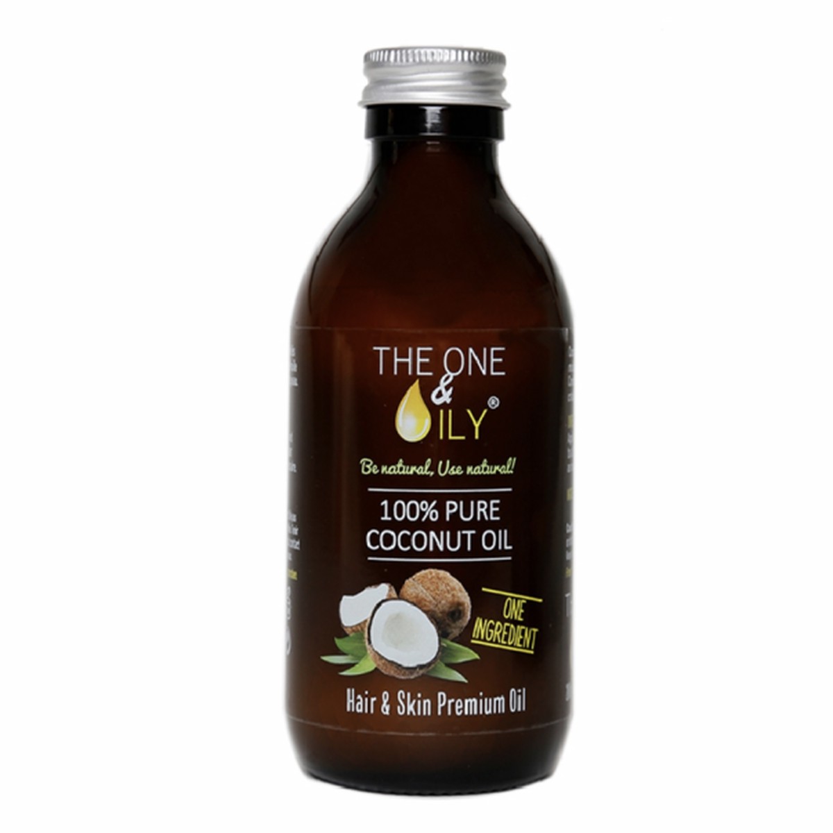 The One & Oily 100% Pure Coconut Oil for Hair & Skin - Nourishing & Hydrating 200ml/6.76 oz