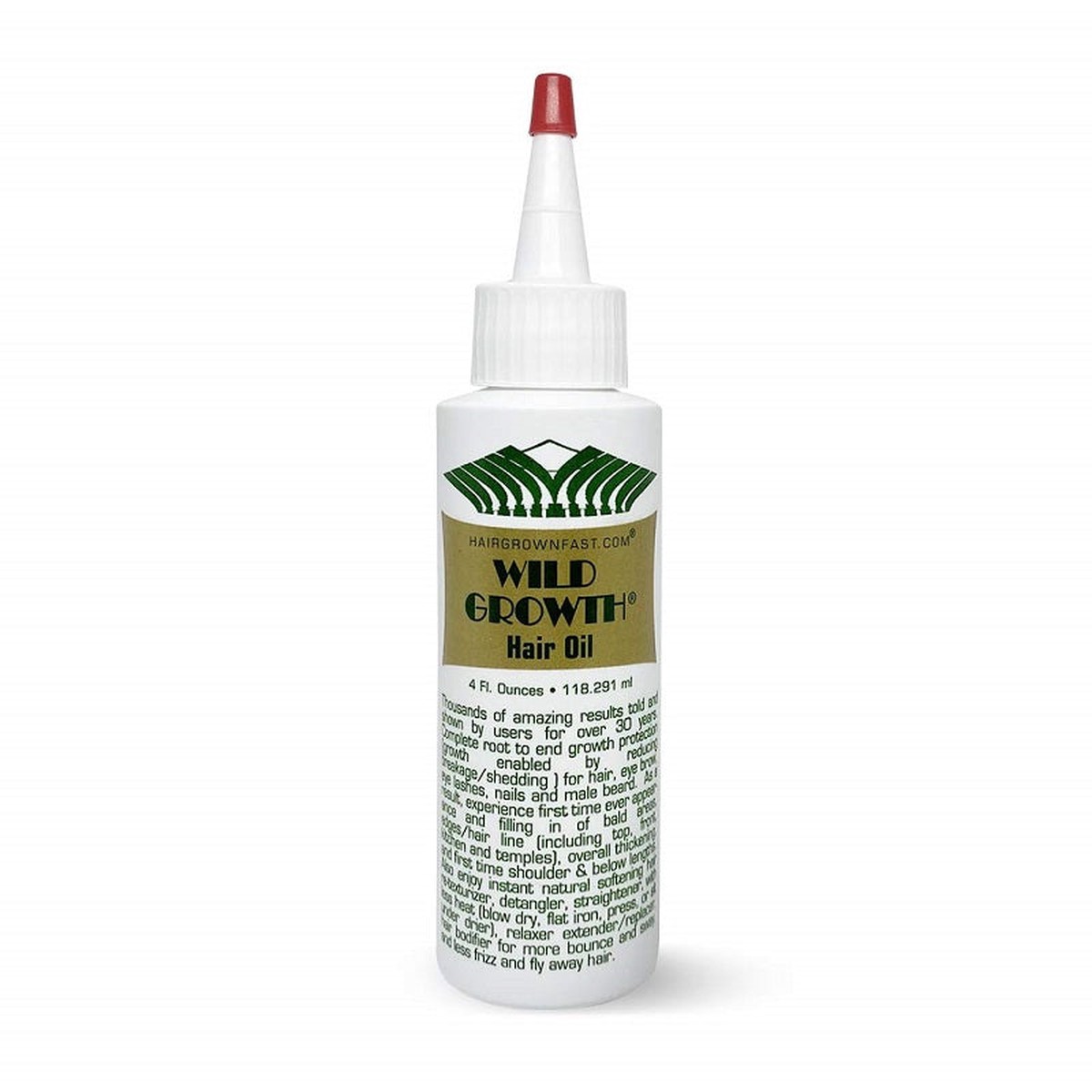 Wild Growth Hair Oil Promotes Growth & Strengthens for All Hair Types 118ml/3.99 oz