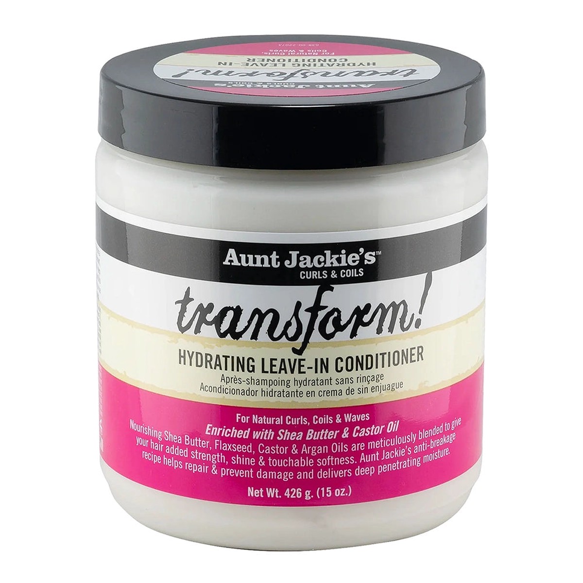 Aunt Jackie's Transform Hydrating Leave-in Conditioner 15oz
