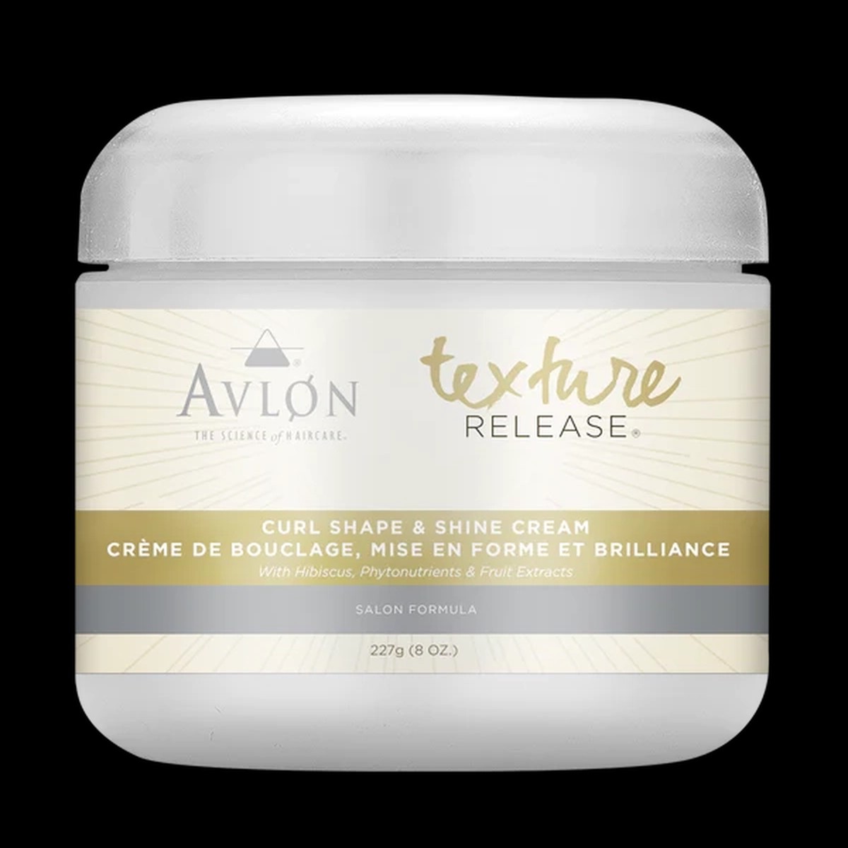 Avlon Texture Release Curl Shape & Shine Cream for Defined & Hydrated Wavy, Curly & Coily Hair 227 g/8.01 oz