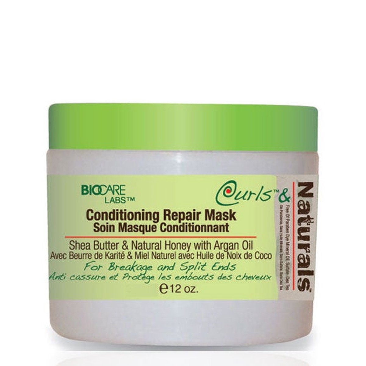 Biocare Curls Conditioning Repair Mask for Intense Hydration & Repair for Curly & Natural Hair 340g/11.99 oz