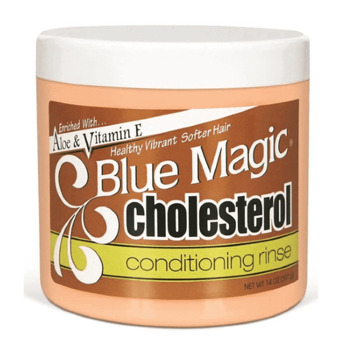 Blue Magic Cholesterol Conditioning Rinse 14 oz / 414 ml - For Dry, Damaged & Chemically Processed Hair