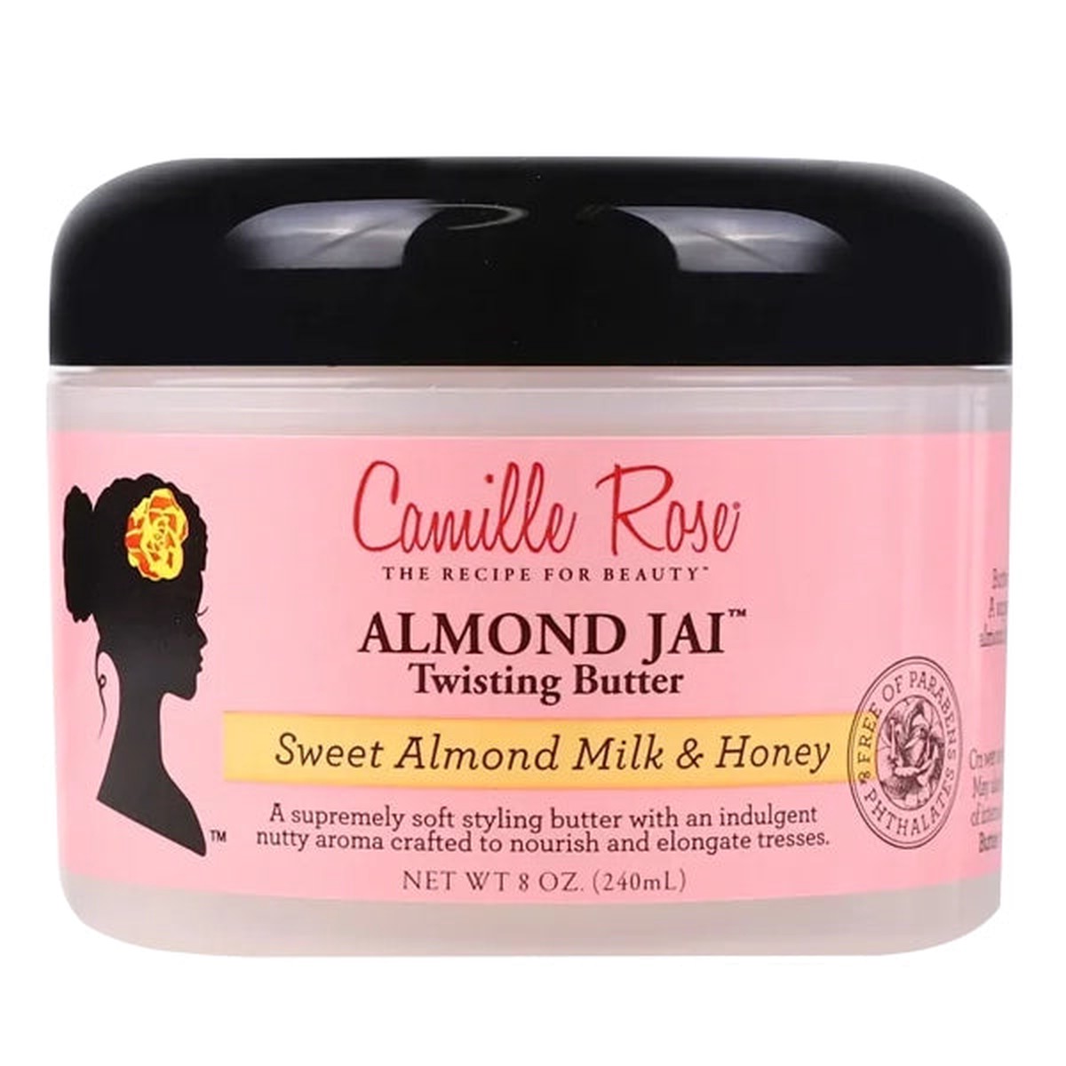 Camille Rose Almond Jai Twisting Butter: Define & Hydrate Natural Curls 8 oz