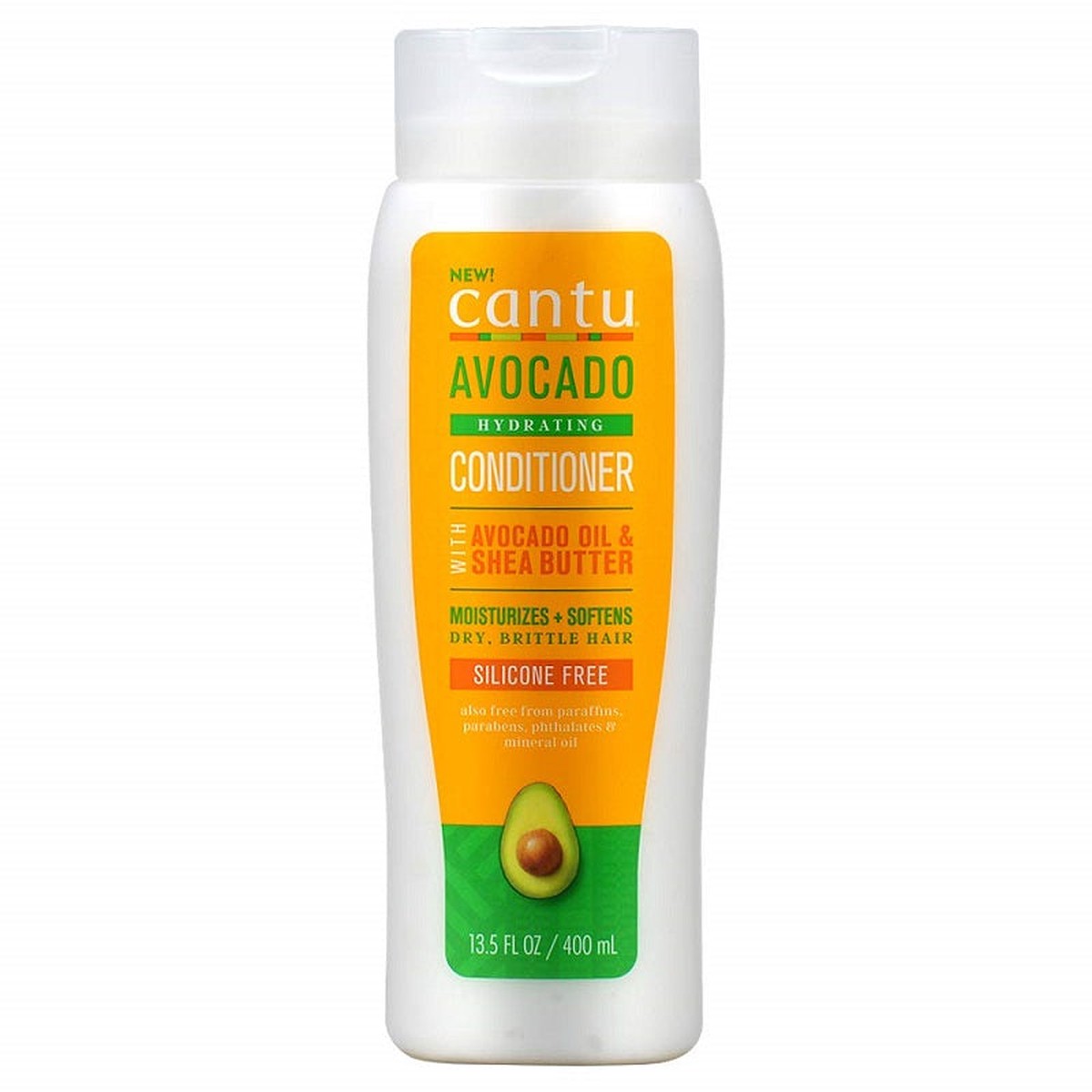 Cantu Avocado Conditioner 13.5 oz / 400 ml - For Dry, Curly, Coily & Wavy Hair