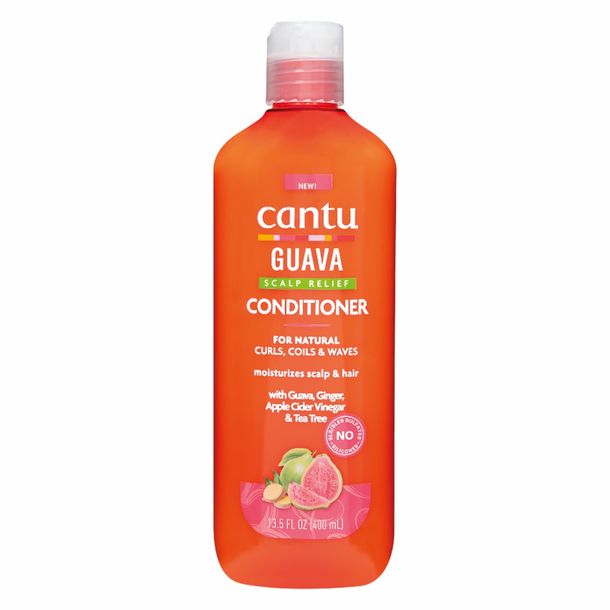 Cantu Guava Conditioner 13.5 oz / 400 ml - Deep Hydration & Scalp Relief