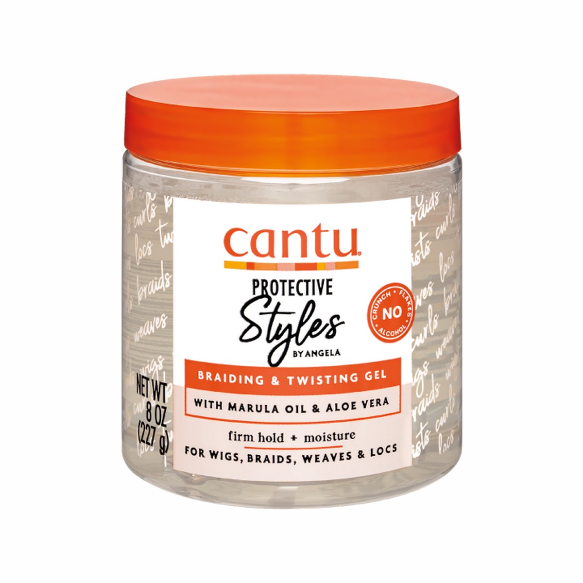 Cantu Protective Styles Braiding & Twisting Gel 8 oz / 227 gm - For Flawless Protective Styles