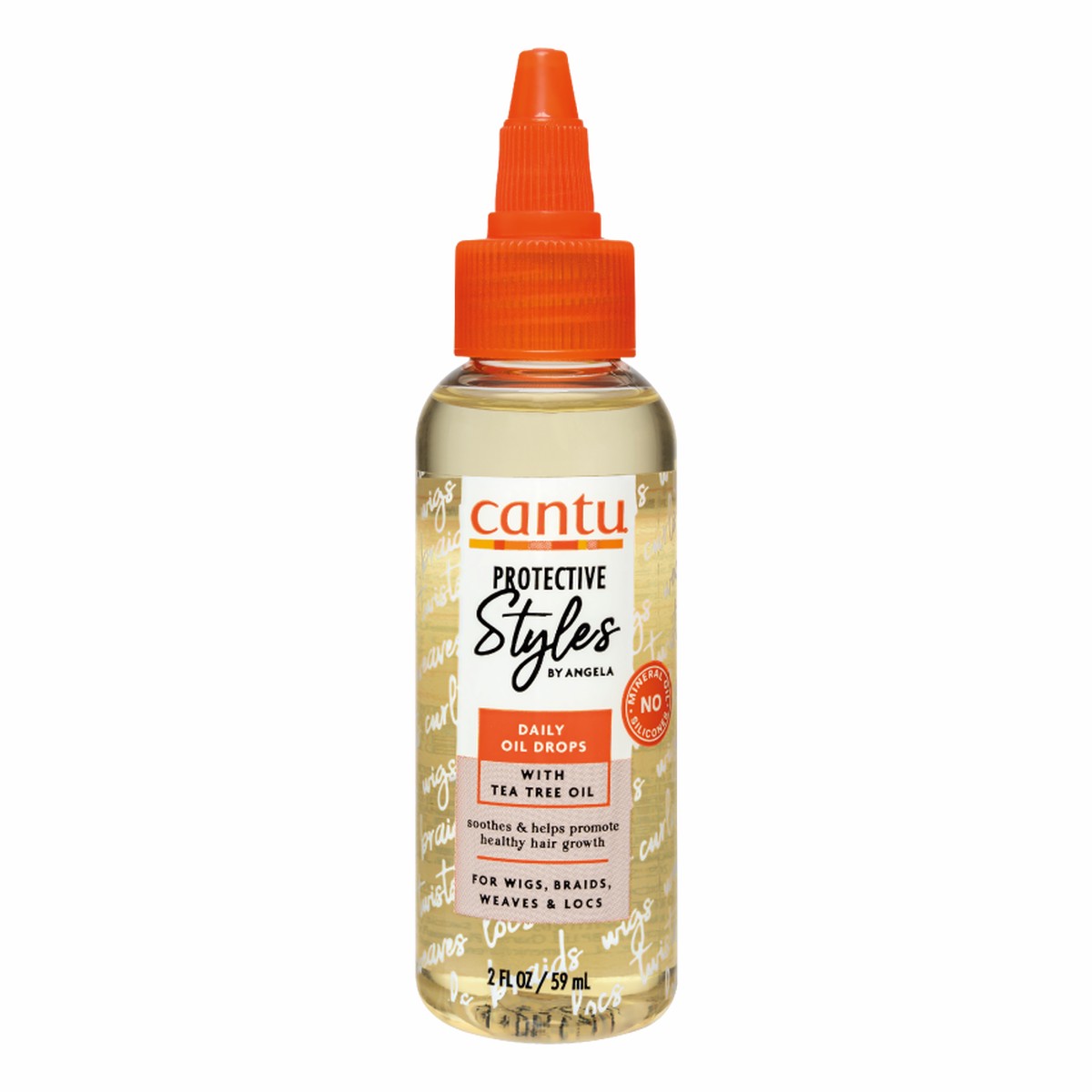 Cantu Protective Styles Daily Oil Drops 2 oz / 59 ml - For Soothing Scalp & Healthy Hair Growth