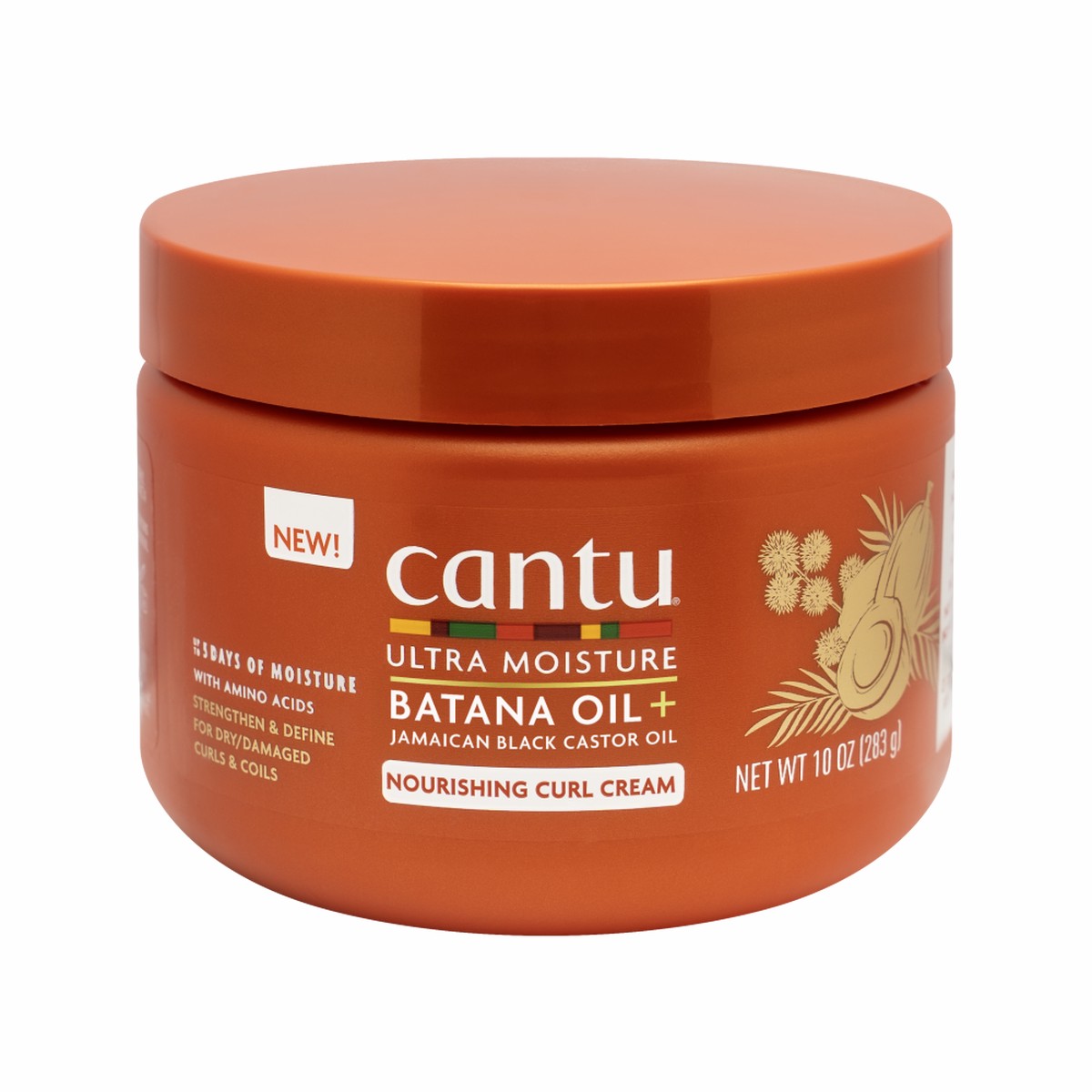 Cantu Ultra Moisture Nourishing Curl Cream Soft Definition for Coils & Curls 283 g/10 oz