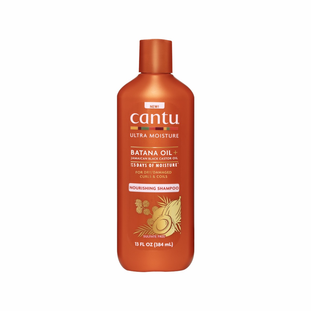 Cantu Ultra Moisture Nourishing Shampoo Gentle Cleanse for Coils & Curls 384 ml/13.0 oz