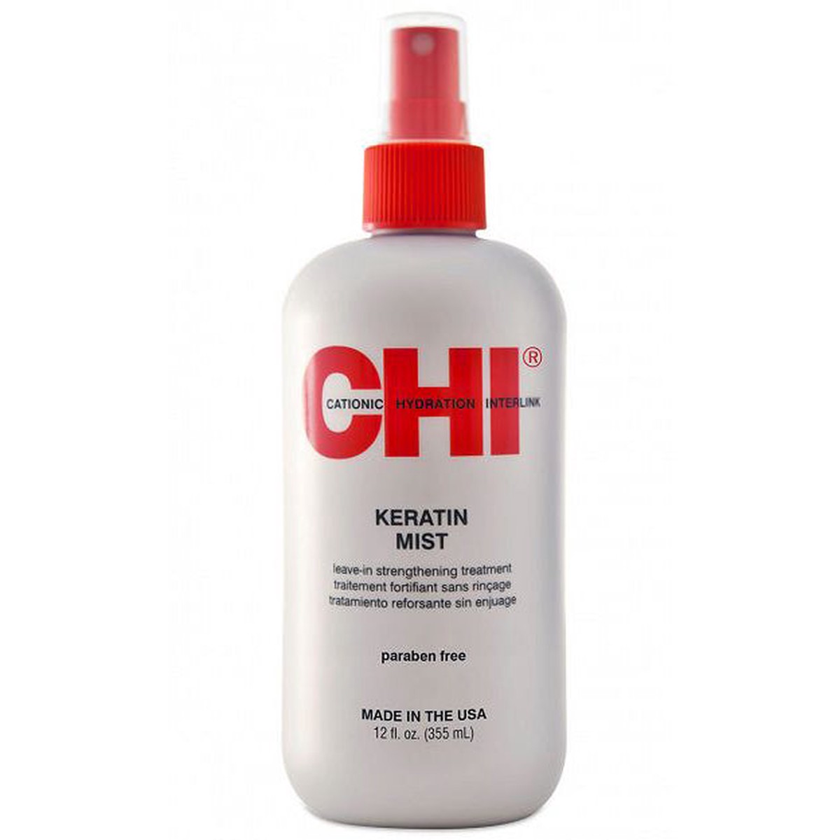 Chi Keratin Mist Strengthening & Conditioning Leave-In for All Hair Types 12 oz