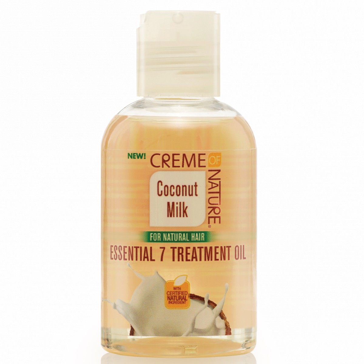 Creme Of Nature Coconut Milk Essential 7 Treatment Oil 4 oz / 118 ml - For Natural Hair & Breakage Protection