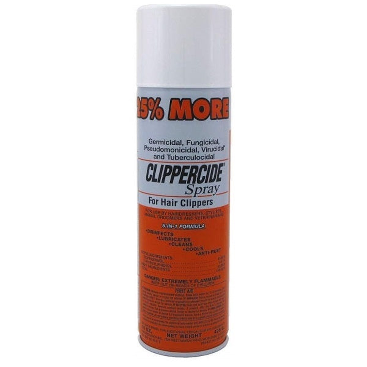 Clippercide Spray 5-in-1 Disinfectant, Lubricant & Coolant for Professional Barbers 425g/14.99 oz
