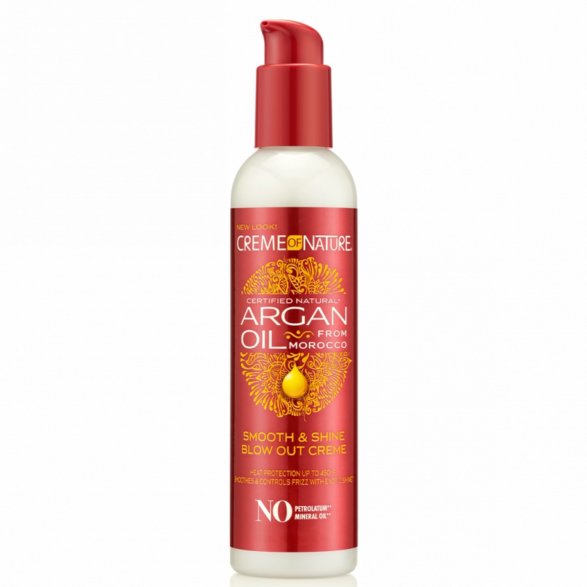 Creme Of Nature Argan Oil Blow Out Creme 7.5 oz / 225 ml - Heat Protection & Frizz Control