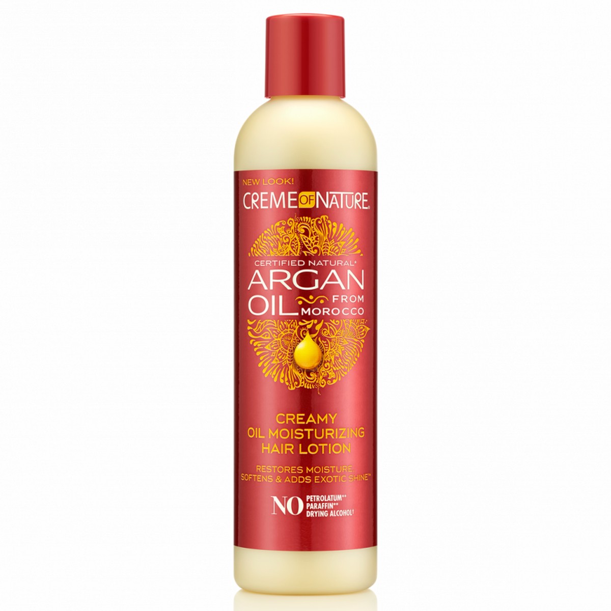 Creme Of Nature Argan Oil Creamy Oil Moisturizing Hair Lotion 8.5 oz / 251 ml - For Dry, Frizzy & Natural Hair