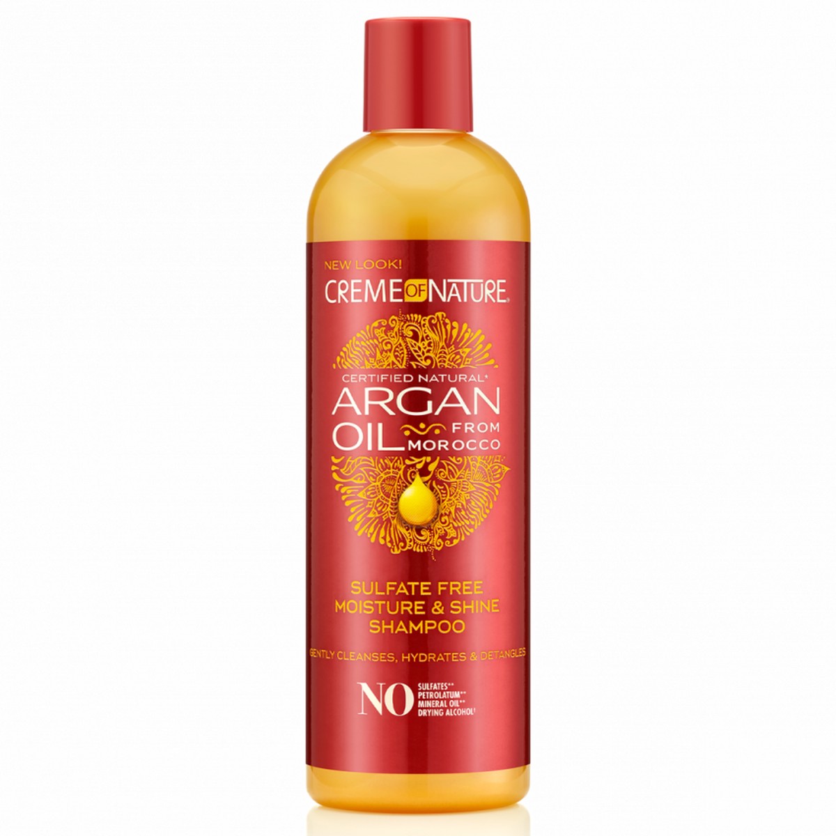 Creme of Nature Argan Oil Moisture & Shine Shampoo 12 oz / 355 ml - For Hydrated & Shiny Hair