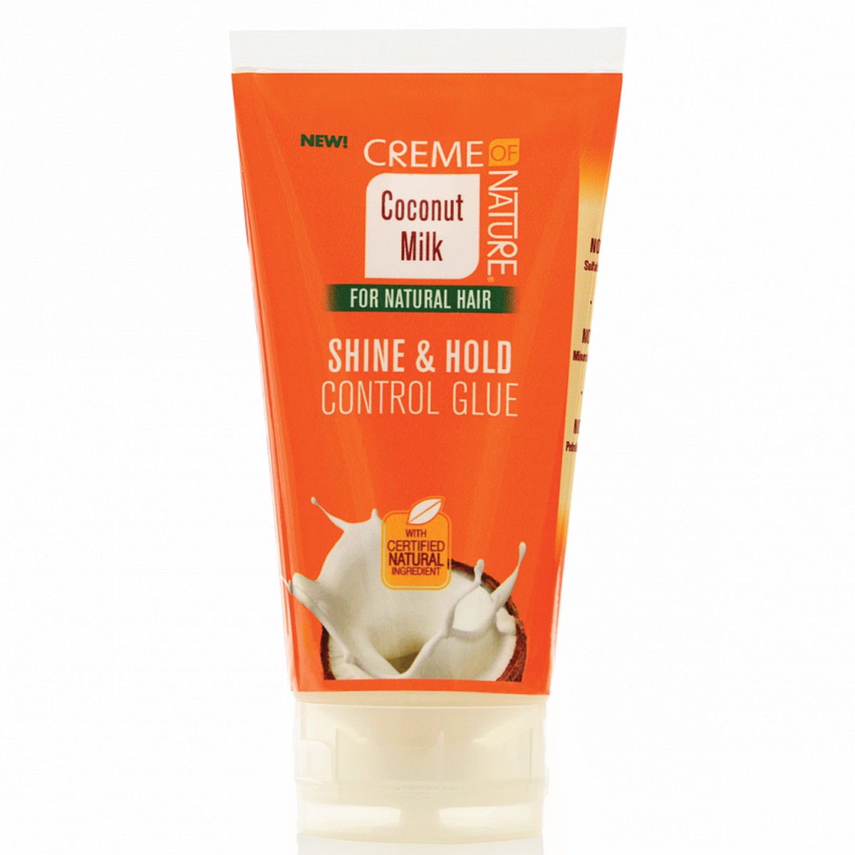 Creme Of Nature Coconut Milk Shine & Hold Control Glue 5 oz / 151 ml - For Flake-Free Hold & Shine