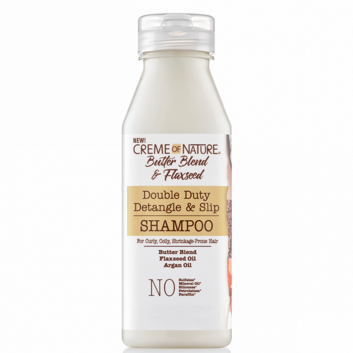 Creme of Nature Double Duty Detangle & Slip Shampoo 12 oz / 355 ml - For Natural & Curly Hair