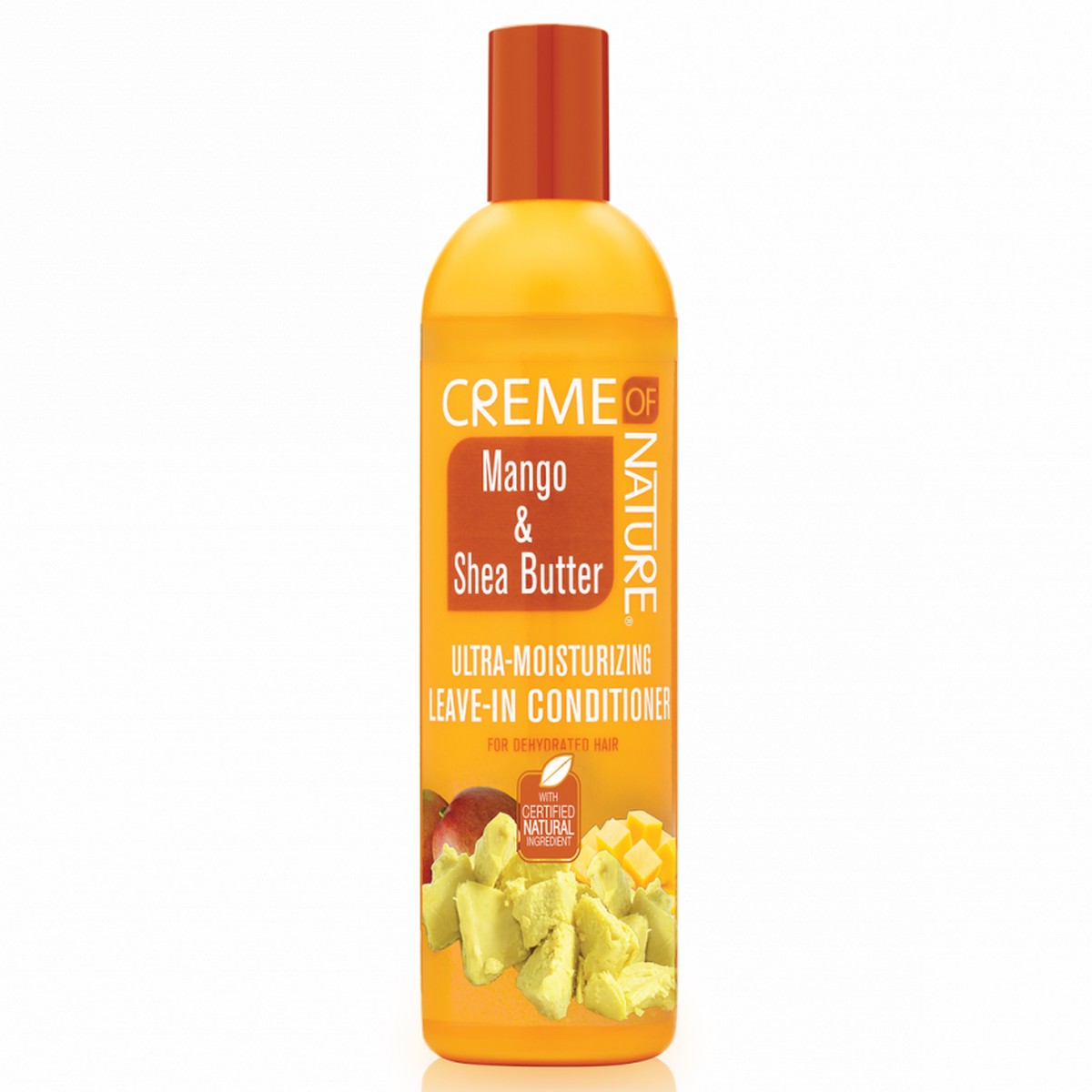 Creme Of Nature Mango & Shea Butter Leave-In Conditioner 8.5 oz / 250 ml - For Ultra-Moisturizing & Detangling Dry, Dehydrated Hair