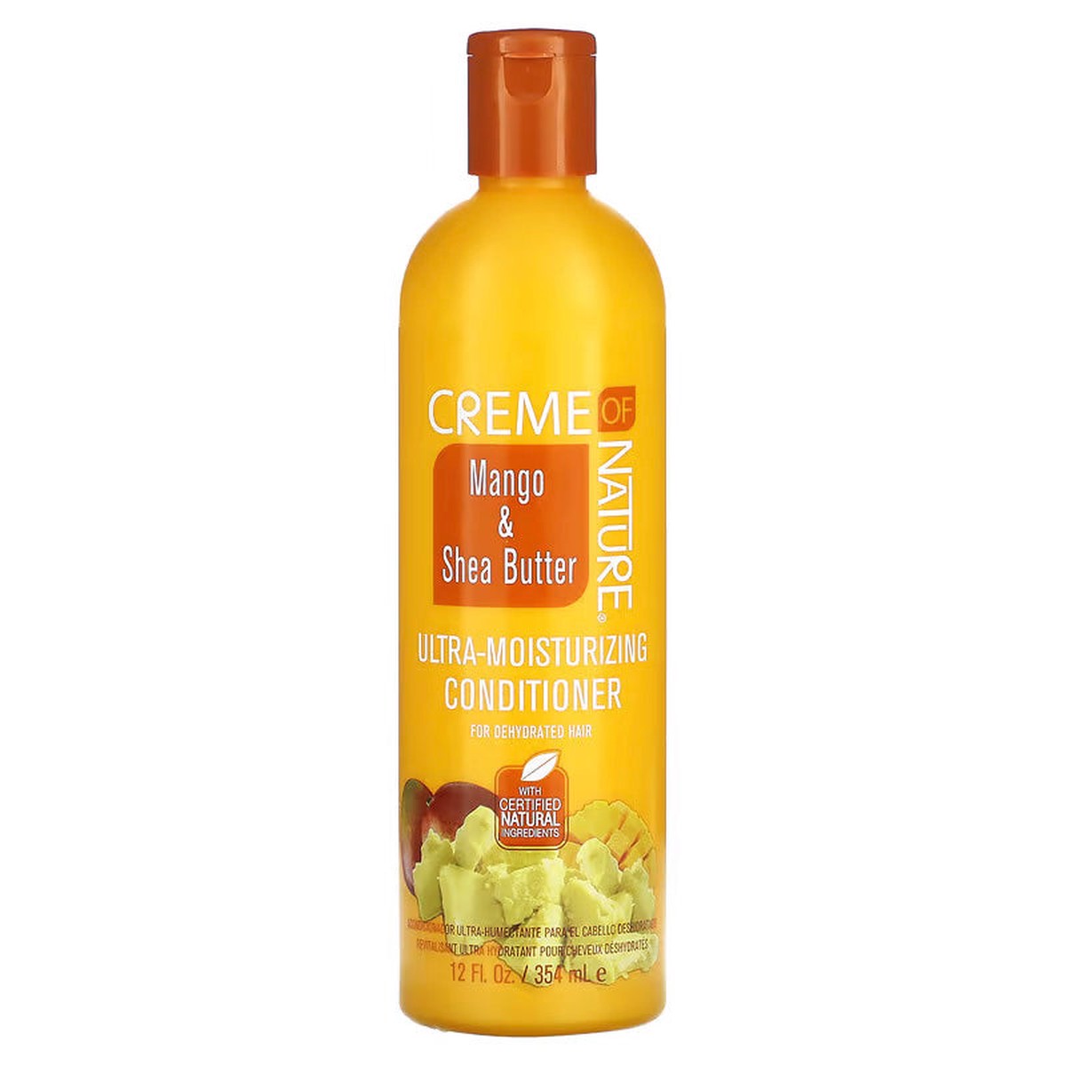 Creme of Nature Mango & Shea Butter Ultra-Moisturizing Conditioner 12 oz / 355 ml - For Hydrated & Soft Natural Curls