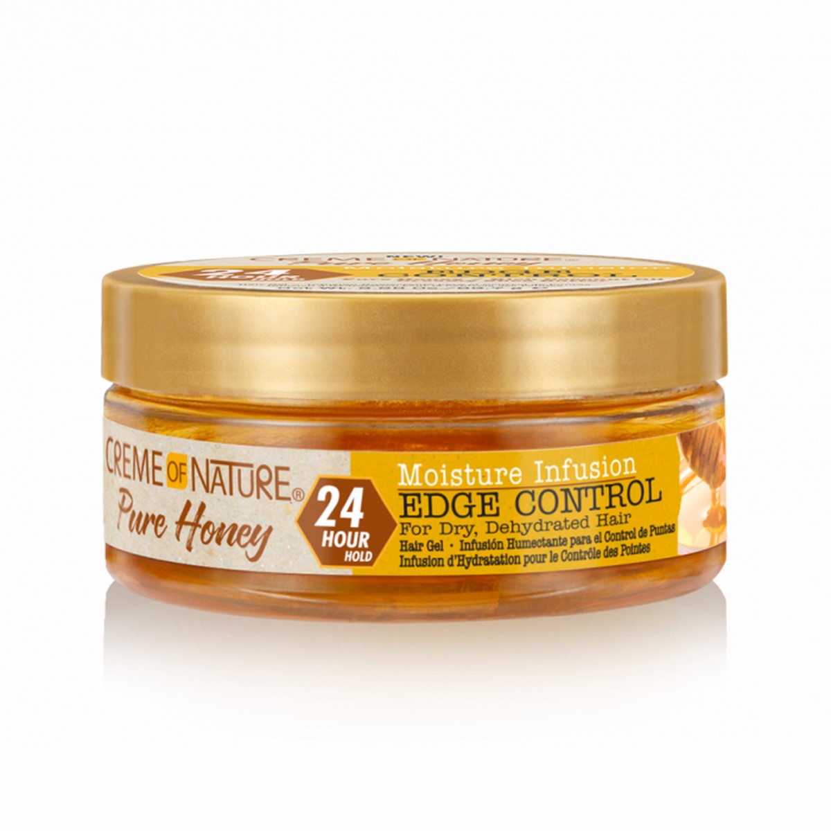 Creme of Nature Pure Honey Edge Control 2 oz / 67 ml - For Sleek Styles & Natural Curls