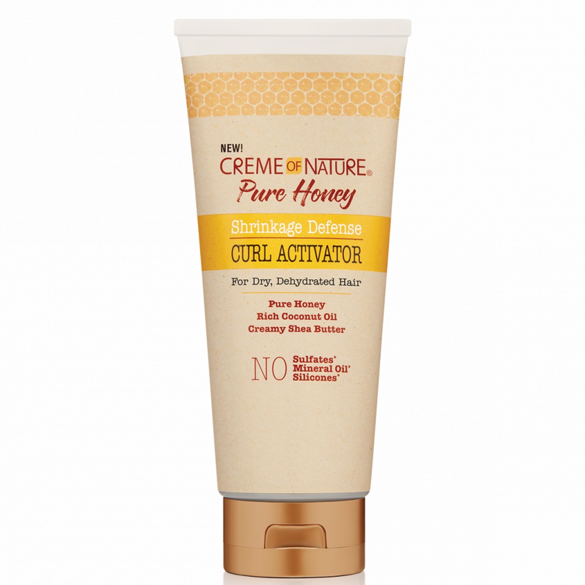 Creme of Nature Pure Honey Shrinkage Defense Curl Activator 10.5 oz / 311 ml - For Defined, Elongated Curls & Coils