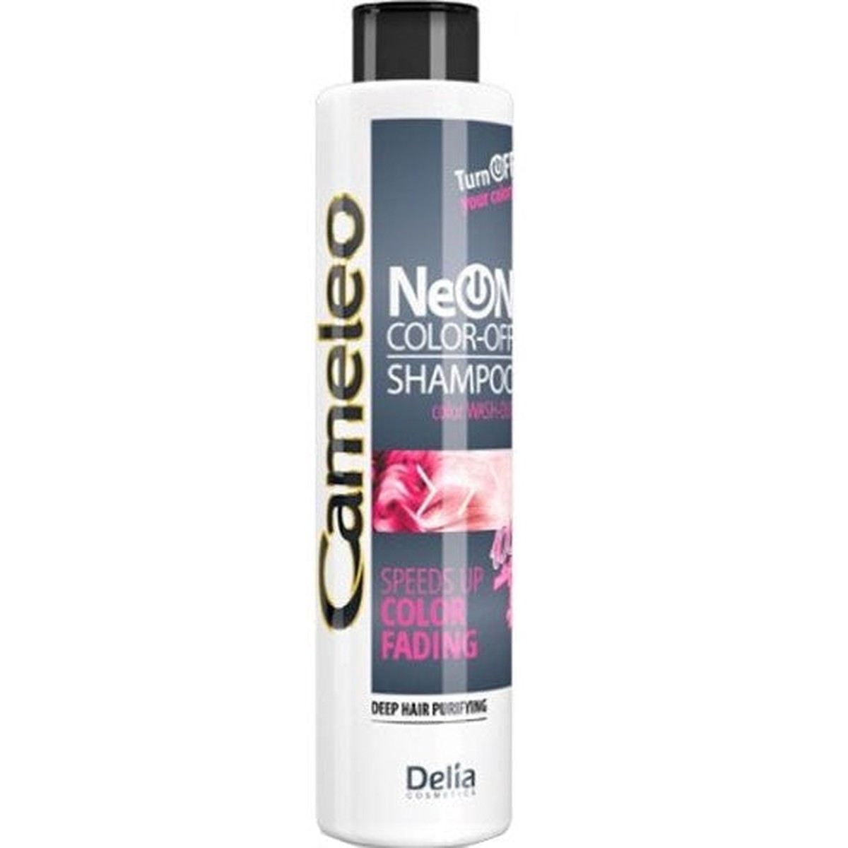 Delia Cameleo Neon Color Off Shampoo | Neutralises Brassiness for Blonde, Grey & Bleached Hair | 200ml / 6.76 oz