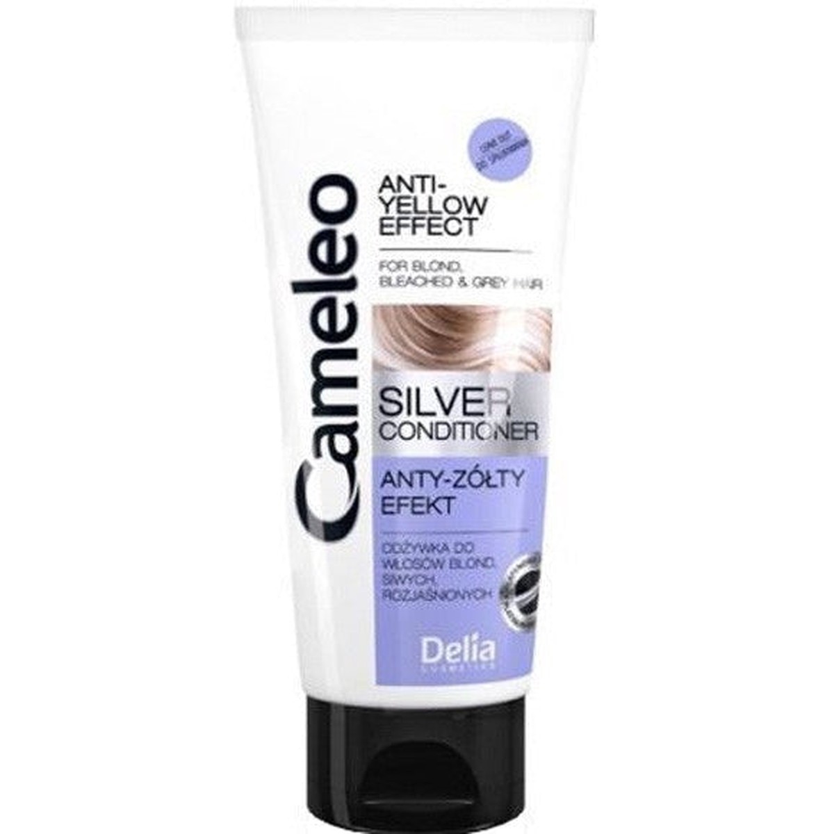 Delia Cameleo Silver Conditioner Anti-Yellow Toning & Radiance for Blonde, Grey & Bleached Hair 200ml/6.76 oz
