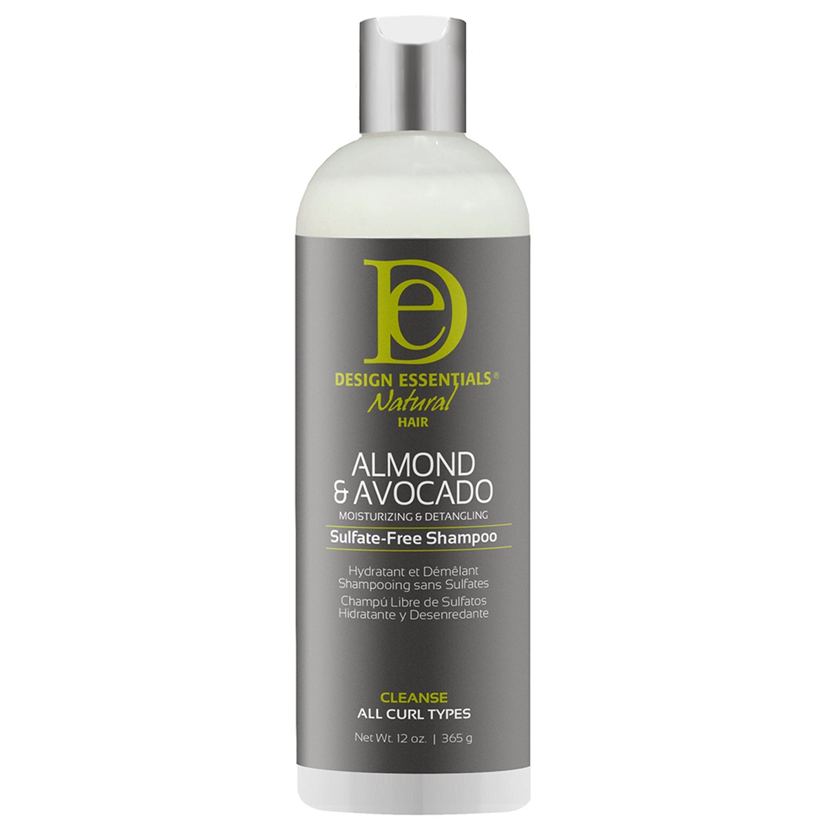 Design Essentials Almond & Avocado Sulfate-Free Shampoo 12oz