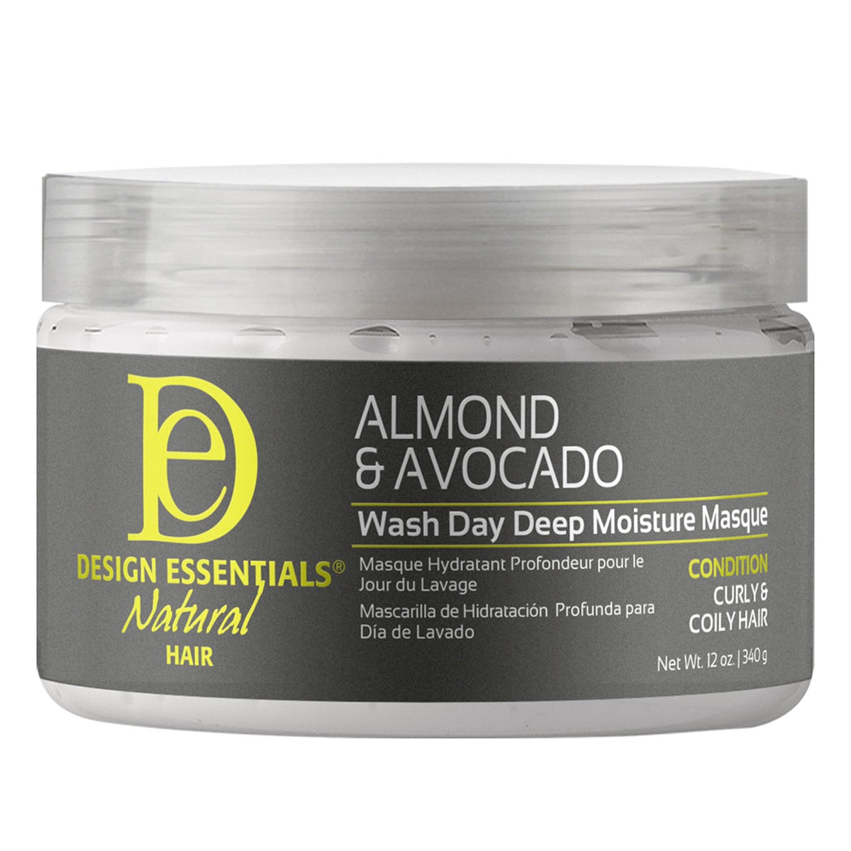 Design Essentials Almond & Avocado Wash Day Deep Moisture Masque 12oz
