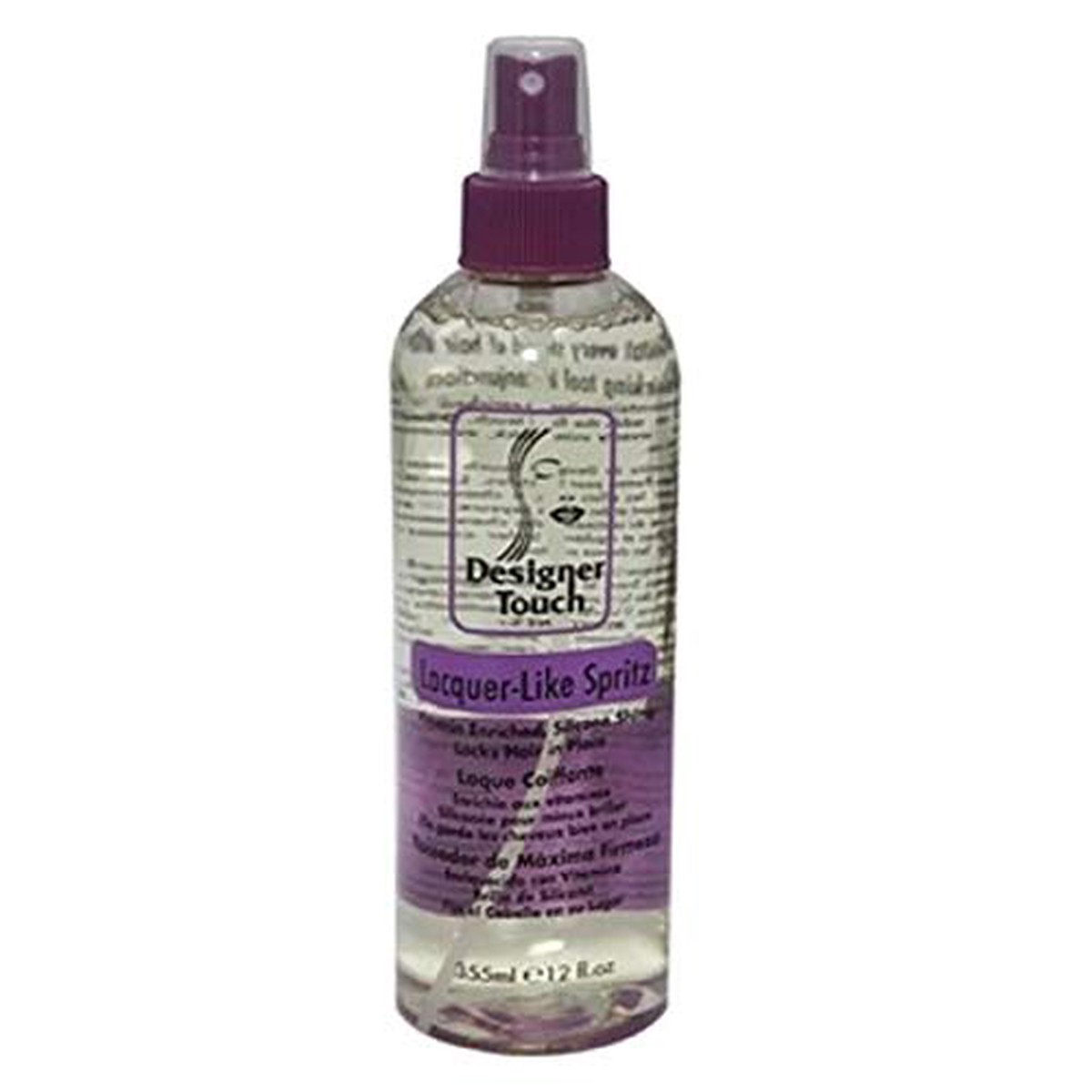 Designer Touch Lacquer-Like Spritz: Ultra-Hold, Long-Lasting Finish for All Hair Types 355ml/12 oz