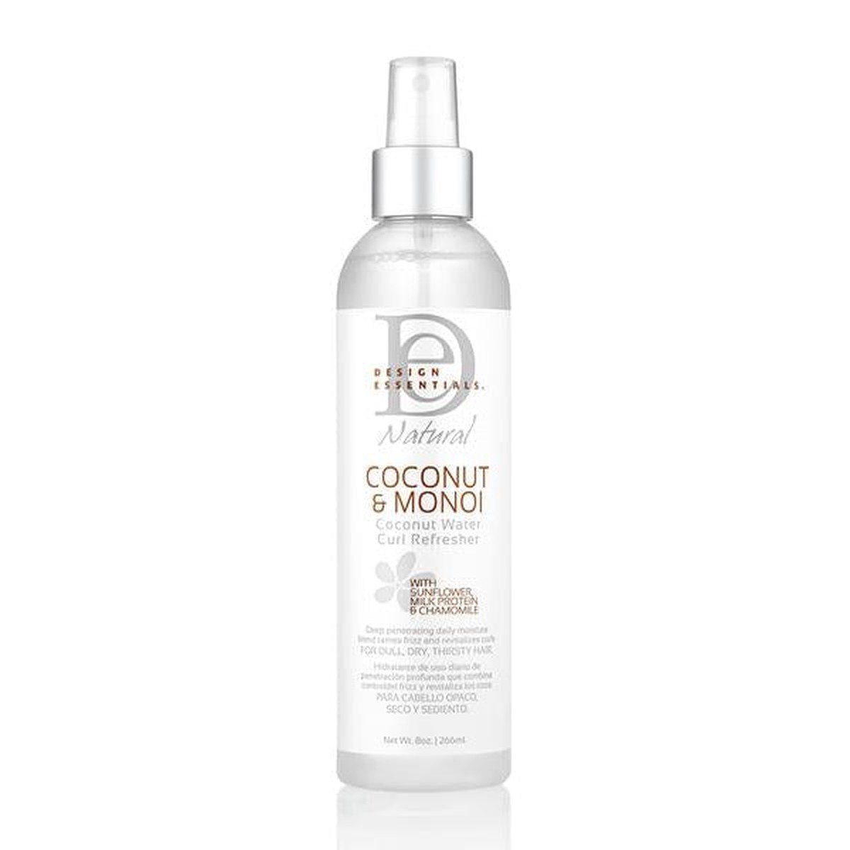 Design Essentials Natural Coconut And Monoi Coconut Water Curl Refreher 8oz